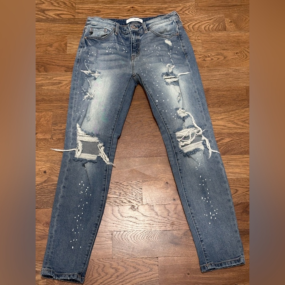 KanCan Light Blue Distressed Skinny Jeans